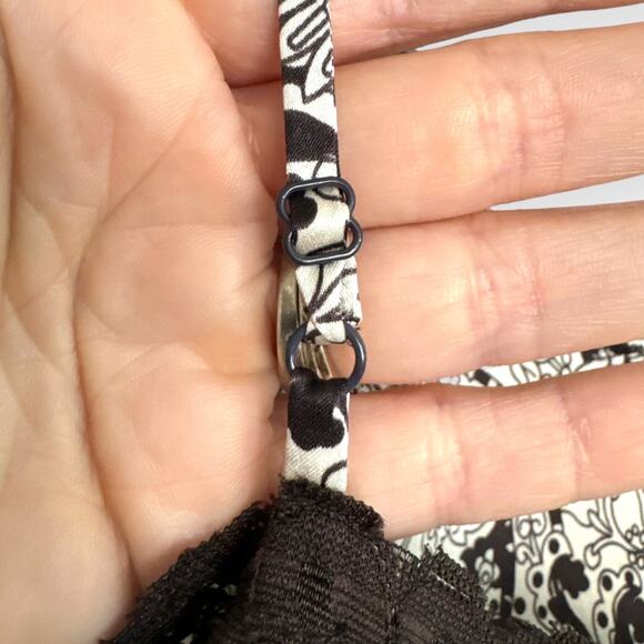 INC International Concepts 100% Silk Floral Lace Trimmed Camisole Women's 8P - Picture 7 of 9